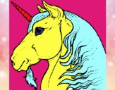 Cabeza de unicornio