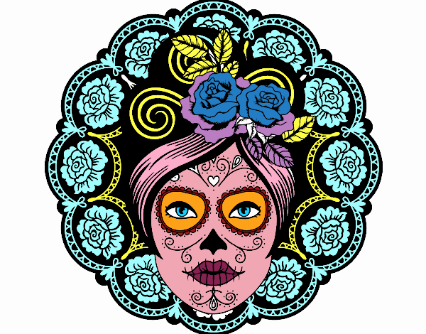 Calavera mejicana femenina