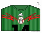 Camiseta del mundial de fútbol 2014 de México