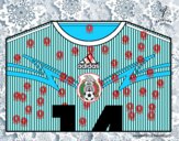 Camiseta del mundial de fútbol 2014 de México