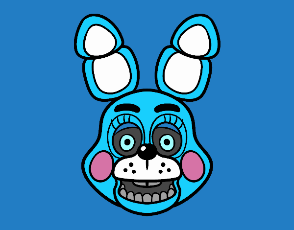 Dibujo De Cara De Toy Bonnie De Five Nights At Freddy S Pintado Por En