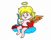 Cupido en una nube