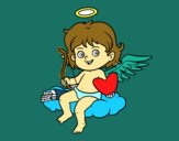 Cupido en una nube