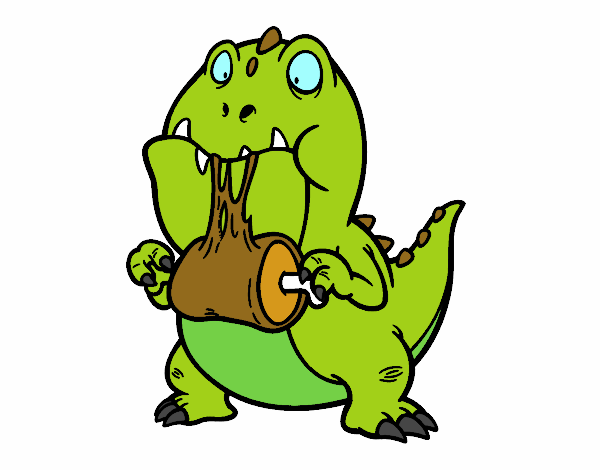Dinosaurio glotón
