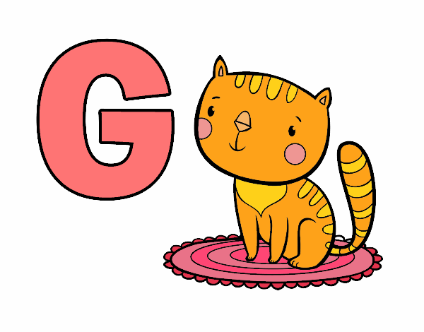  Dibujo de G de Gato pintado por en Dibujos.net el día