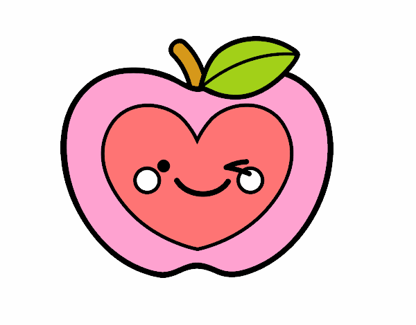 Manzana corazón