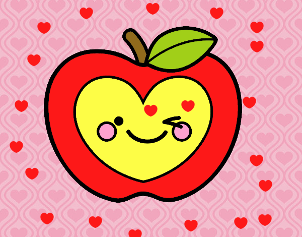 Manzana corazón