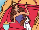 Princesa cantante y su perrita