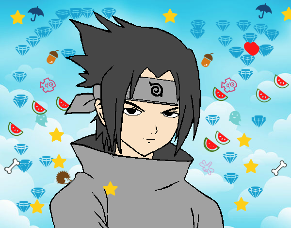 Sasuke enfadado