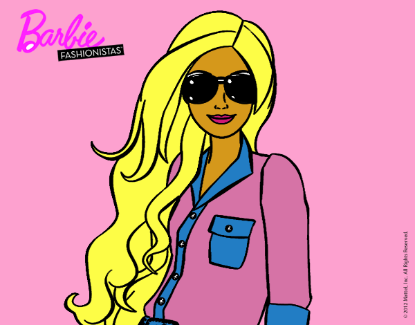 Barbie con gafas de sol