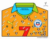 Camiseta del mundial de fútbol 2014 de Chile