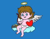 Cupido en una nube