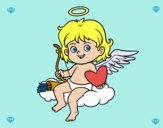 Cupido en una nube