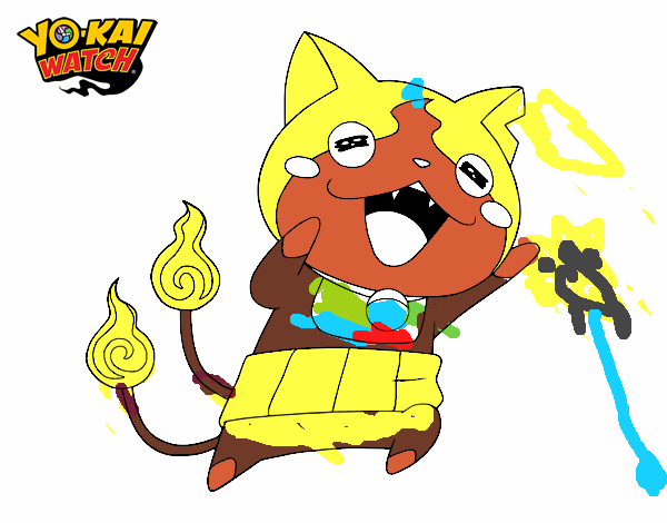 Jibanyan super feliz