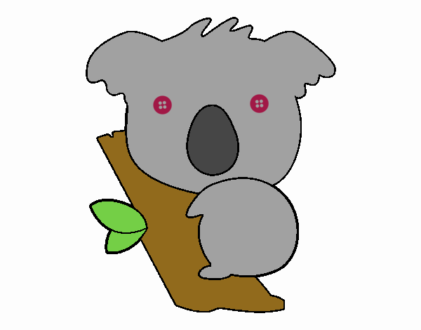 25 Colorear Koala Bebe Dibujo