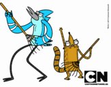 Mordecai y Rigby