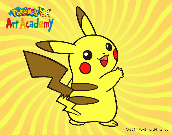 Pikachu de espaldas