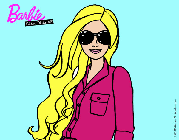 Barbie con gafas de sol