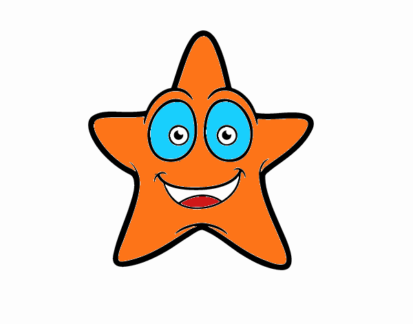 Estrella de mar sonriente