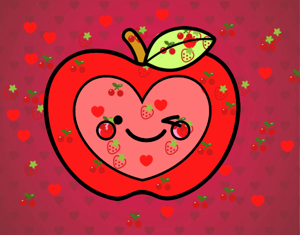 Manzana corazón