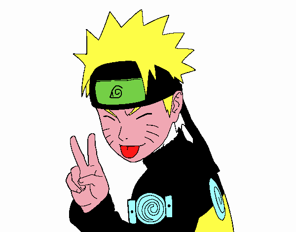 Naruto sacando lengua