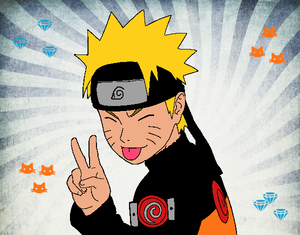 Naruto sacando lengua