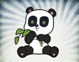 Un oso panda