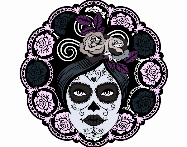 Calavera mejicana femenina