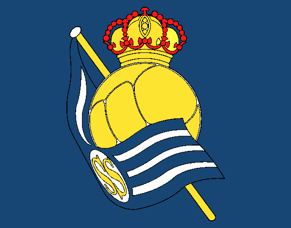 Escudo de la Real Sociedad de Fútbol