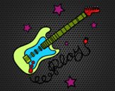 Guitarra y estrellas