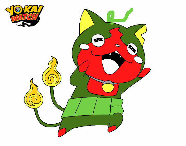 Jibanyan super feliz