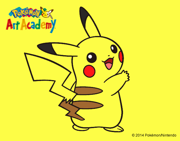 Pikachu de espaldas