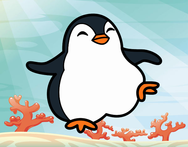 Pingüino bailando