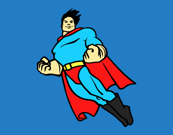 Superman volando