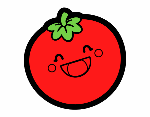 Tomate sonriente