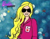 Barbie con gafas de sol