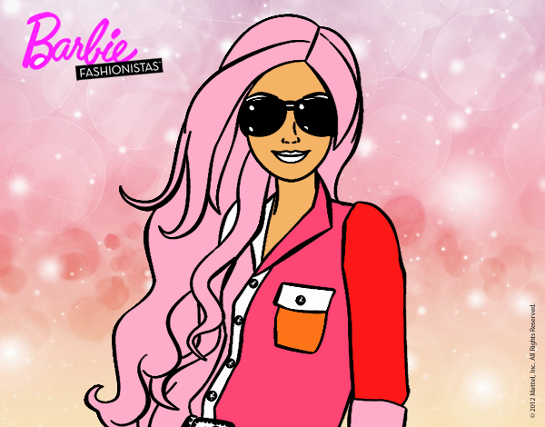 Barbie con gafas de sol