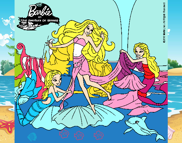 Barbie con sirenas