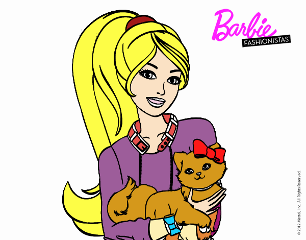 barbie y su gatico