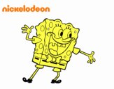 Bob Esponja saludando