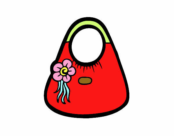 Bolso con flor