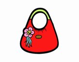 Bolso con flor