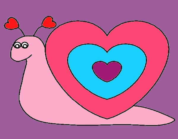 Caracol corazón💜