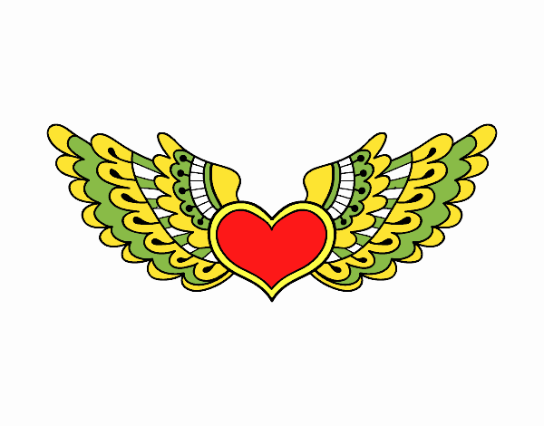 Corazón alado