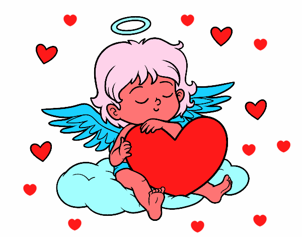 Cupido con corazón