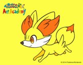 Fennekin corriendo