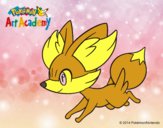 Fennekin corriendo