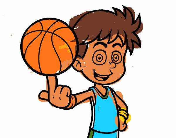 Jugador de baloncesto junior