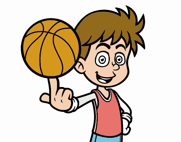 Jugador de baloncesto junior