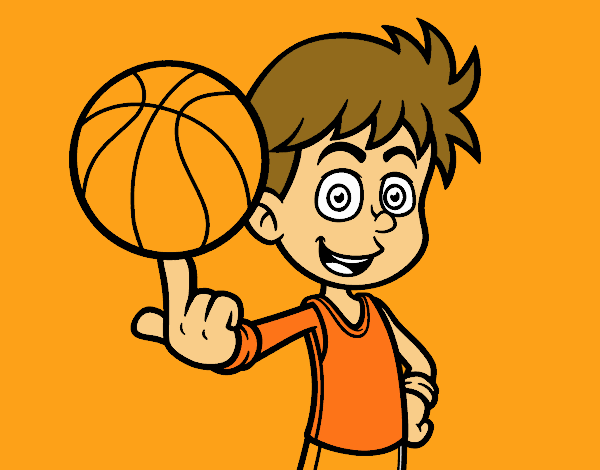 Jugador de baloncesto junior